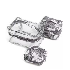 NWT Vera Bradley 3 piece Cosmetic Set! MOON SHADOW ~ Vacay Ready